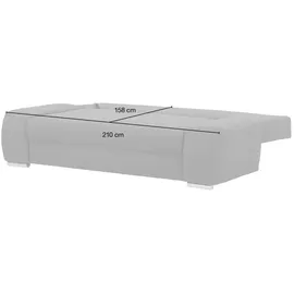 bobb Schlafcouch mit Boxspringpolsterung 2-Sitzer Blau