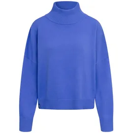 DERBE Rollkragenpullover in Blau | L