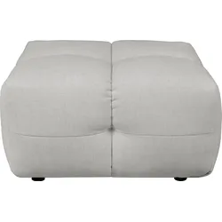 Polsterhocker "TALISHA", grau (hellgrau), B:84cm H:43cm T:93cm, 100% Polyester, LEGER HOME BY LENA GERCKE, Hocker, passend zur Serie Talisha