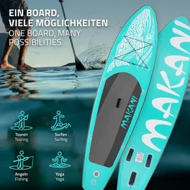 ECD Germany SUP Board Makani 320 x 80 x 15 cm türkis