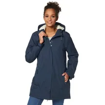 POLARINO Funktionsjacke, mit Kapuze, Atmungsaktiv, winddicht, wasserdicht. Wassersäule 8000mm, blau