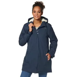 POLARINO Funktionsjacke, mit Kapuze, Atmungsaktiv, winddicht, wasserdicht. Wassersäule 8000mm, blau