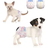 Dono Katzenwindeln, 48 Stück, Hundewindeln für Hündinnen Mit Nässeindikator, Hundehosen für Inkontinenz, Hitze, Periode, Reizharn, XXS