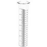 Toyvian 2pcs Regenmesser Ersatzglas, 8in Regenmesser Glas Ersatz, Regen Messbecher Garten Für Wetterbeobachtungen, Gartenbewässerung, Schulexperimente