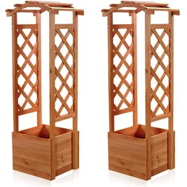 Melko Rankhilfe 2er Set 60 x 30 cm Braun