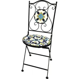 Mojawo Mosaik Set 3-teilig Sitzgruppe Gartenmöbel Tisch Stühle