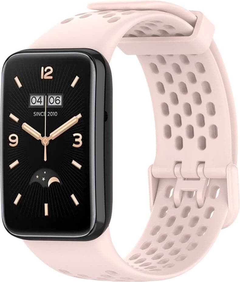 Cover-Discount Xiaomi Mi Band 7 Pro - Sportarmband gelöchert rosa, Sportuhr + Smartwatch Armband