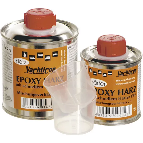 Yachticon Epoxidharz, 375 g - silberfarben