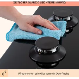 Klarstein Gaskocher 5-Flammig, 11,5kW Einbau-Gaskocher für Innenbereich, Edelstahl-Gaskocher für Wohnmobil, 5-Flammiger Gaskocher, Fünf Brenner Gasherde, Moderner Einbau Gasherd, Gas Herd