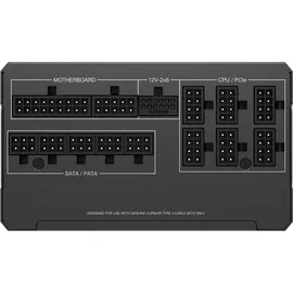 Corsair RM1000x 2024 1000 Watt Netzteil 80+ Gold (modular) ATX 3.1 140 mm Lüfter