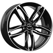 GMP Atom 7,5 x 17 5 x 112 ET45 Schwarz