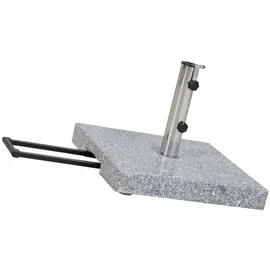 Siena Garden Schirmständer Granit 50 x 50 cm Grau