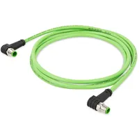 WAGO 756-1204/060-200 Sensor-/Aktor-Datensteckverbinder, konfektioniert M12 Stecker, gewinkelt 20.00 m
