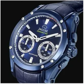 Jaguar Connected J961/1 Leder blau 44 mm UJ961/1
