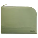 Rhodia Rhodiarama Etui Kunstleder Reißverschluss, 21x28 cm Salbeigrün 116732C