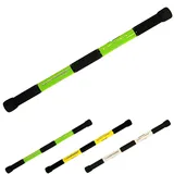 Best Sporting Schwingstab Fitness POWERCISER grün I Schwingstab Physiotherapie mit Trainingsanleitung I Swingstick für Fitnesstraining Muskulatur, Haltung und Koordination I Schwungstab Gymnastik