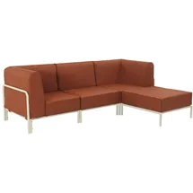 Oviala 232 x 80 x 78 cm Rot