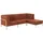 Oviala 232 x 80 x 78 cm Rot