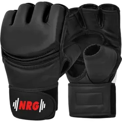 MMA Handschuhe - Grappling - Kampfsport - Boxing - Schwarz - Größe: M grau|weiß|rot M