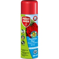 PROTECT GARDEN Curamat Plus Rosen-Pilzfrei Spray, anwendungsfertiges Spray gegen Pilzkrankheiten an Rosen und Zierpflanzen, 400 ml