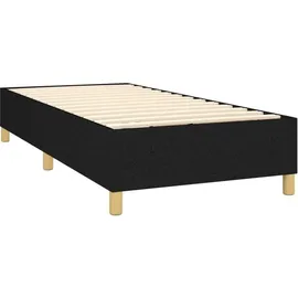 vidaXL Boxspringbett 100 x 200 cm H2 Schwarz