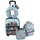 Costway Kinderkoffer 4-Rollen Cabin 5-teilig 56 cm / 0 l blau