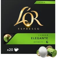 L'OR Lungo Elegante 6 Nespresso®*-kompatible Kapseln 1 x 20 Stück, 1 x 104g