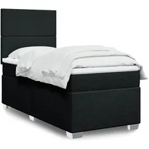 vidaXL Boxspringbett 180 x 200 cm Schwarz