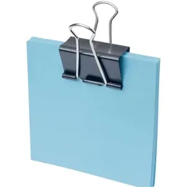 Q-Connect Foldback-Klammern - 24 mm, Klemmvolumen 9 mm, schwarz, 10 Stück