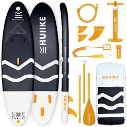 Stand Up Paddling Board Premium Zubehör, HUIIKE, Schwarz, große Stabilität schwarz 305 MM