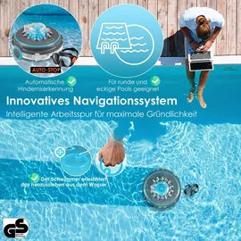Kesser Poolroboter Aqua-9000 Anthrazit/Türkis inkl. Transporttasche