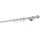 MYDECO Gardinenstange MYDECO "20mm Spitze Wandträger 6,5 cm", silber (edelstahlfarben), L:220cm, Gardinenstangen