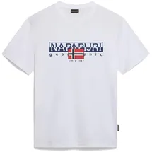 Napapijri T-Shirt S-aylmer - Weiß,Dunkelblau,Dunkelrot - XL