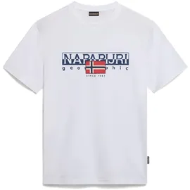 Napapijri T-Shirt S-aylmer - Weiß,Dunkelblau,Dunkelrot - XL