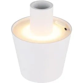 GLOBO Flaschenleuchte Weiß