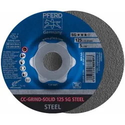 PFERD Schleifscheibe CC-GRIND-SOLID SG STEEL D125xSmm ( 4000843429 )