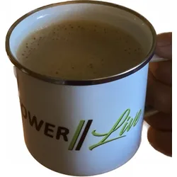 Tasse Power2Live Emaille