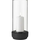 Stelton Windlicht Hurricane Glas Schwarz
