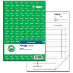 sigel Auftrag Formularbuch AU525 - 2 x 50 Blatt