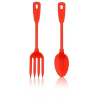 KOCHBLUME Servier Set, 2-teilig, Löffel und Gabel | Premium