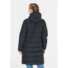 Whistler Wintermantel "Amaret", Damen, Gr. 42, schwarz, 100% Polyester, unifarben, lang, ohne Ausschnitt, Mäntel Wintermantel, mit Kunstdaunenpolster und 2-Wege-Reißverschluss