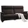 Home Affaire 2-Sitzer HOME AFFAIRE "Turin", braun (mittelbraun), B:155cm H:107cm T:97cm, Sofas, mit motorischer Relaxfunktion, auch in Leder