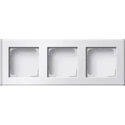 Gira 136327 Profil 3f senkr. + waager. Profil 55 Alum.Reinweiß(lack.)