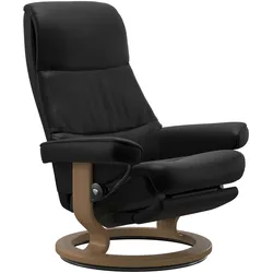 Stressless View | Power Sessel M Batick Schwarz Eichefarben
