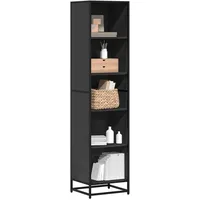 vidaXL Bücherregal 40 x 35 x 170,5 cm Schwarz