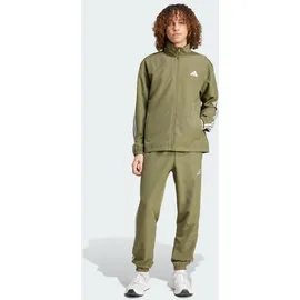 adidas 3-Streifen Woven Trainingsanzug Grün XL