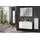 Fackelmann B.Perfekt Hochschrank 30 x 159 x 32 cm Weiß Glas/Metall/MDF/Spanplatte