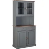 Interlink Buffet Luzerna 90 x 191 x 45 cm Braun/Grau