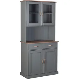 Interlink Buffet Luzerna 90 x 191 x 45 cm Braun/Grau