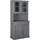 Interlink Buffet Luzerna 90 x 191 x 45 cm Braun/Grau